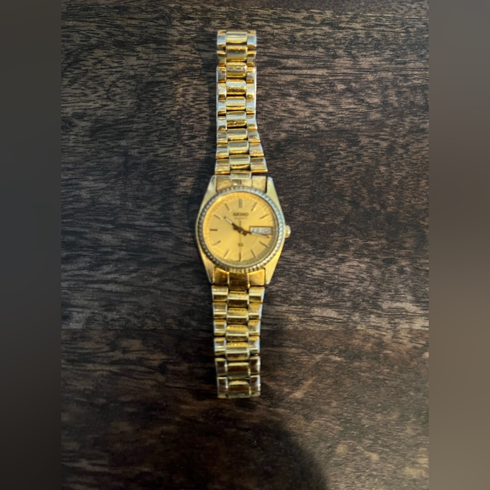 Vintage Gold Seiko Watch